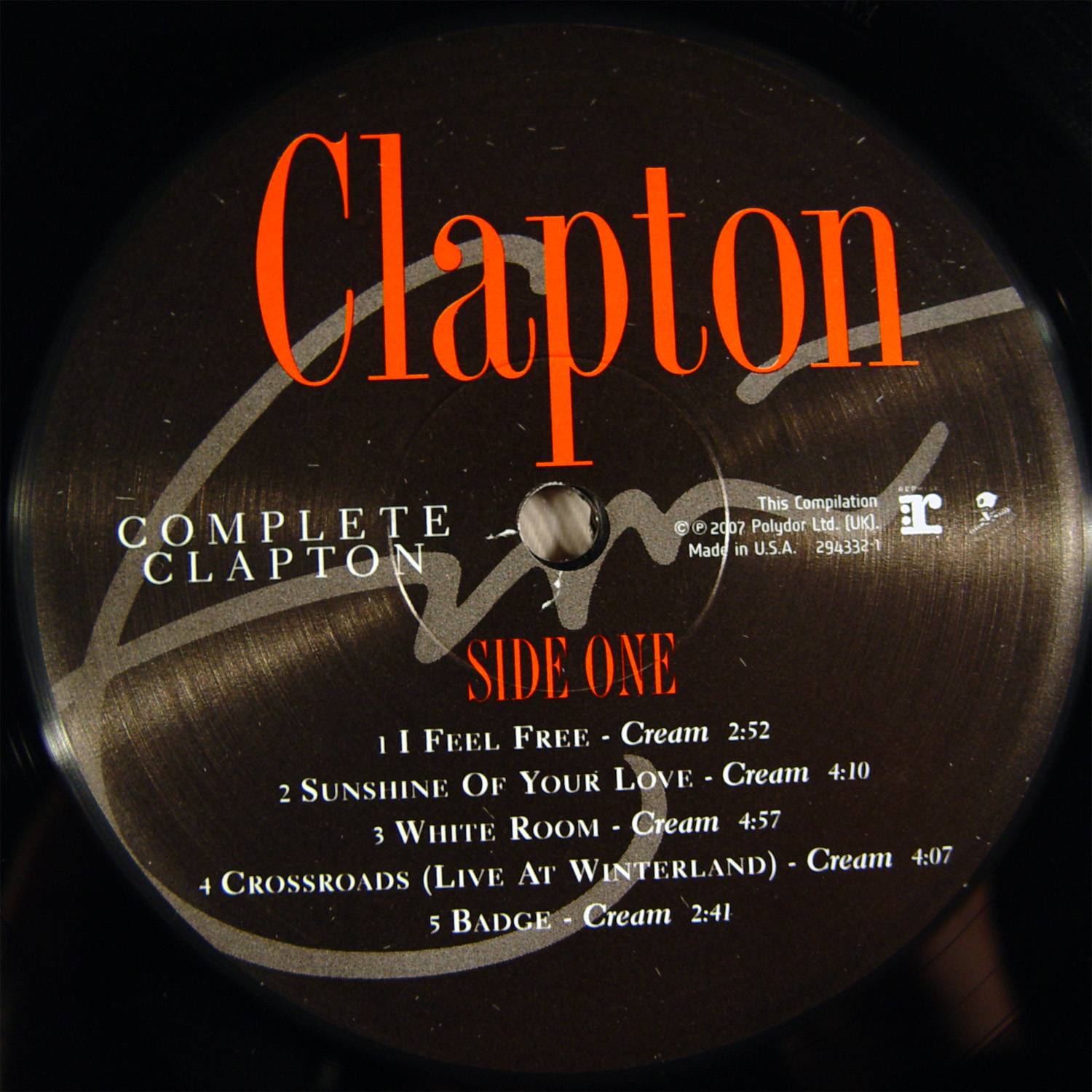 Eric Clapton The Complete Clapton 1966 1981 [lp label a us]
